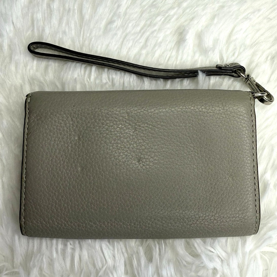 Michael Kors Gray Wristlet Wallet