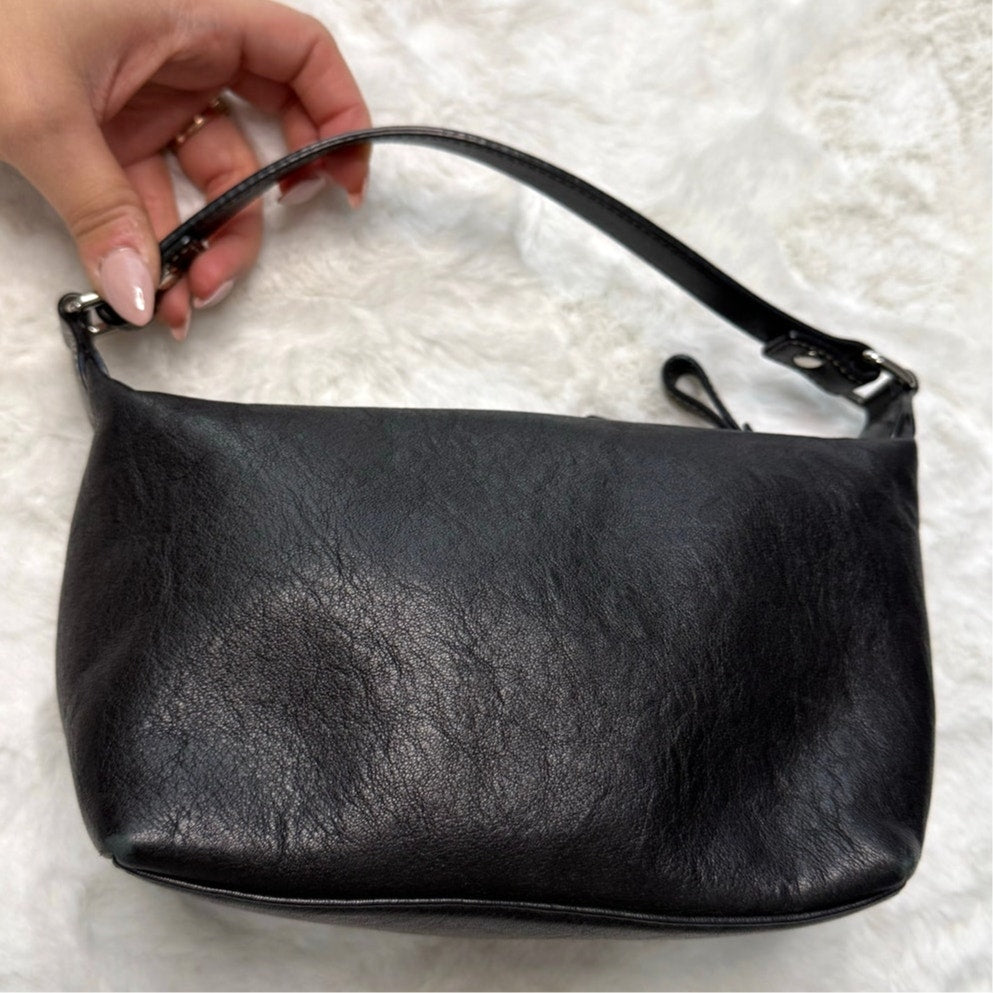 Y2K COACH Vintage Black Leatherware Mini Purse