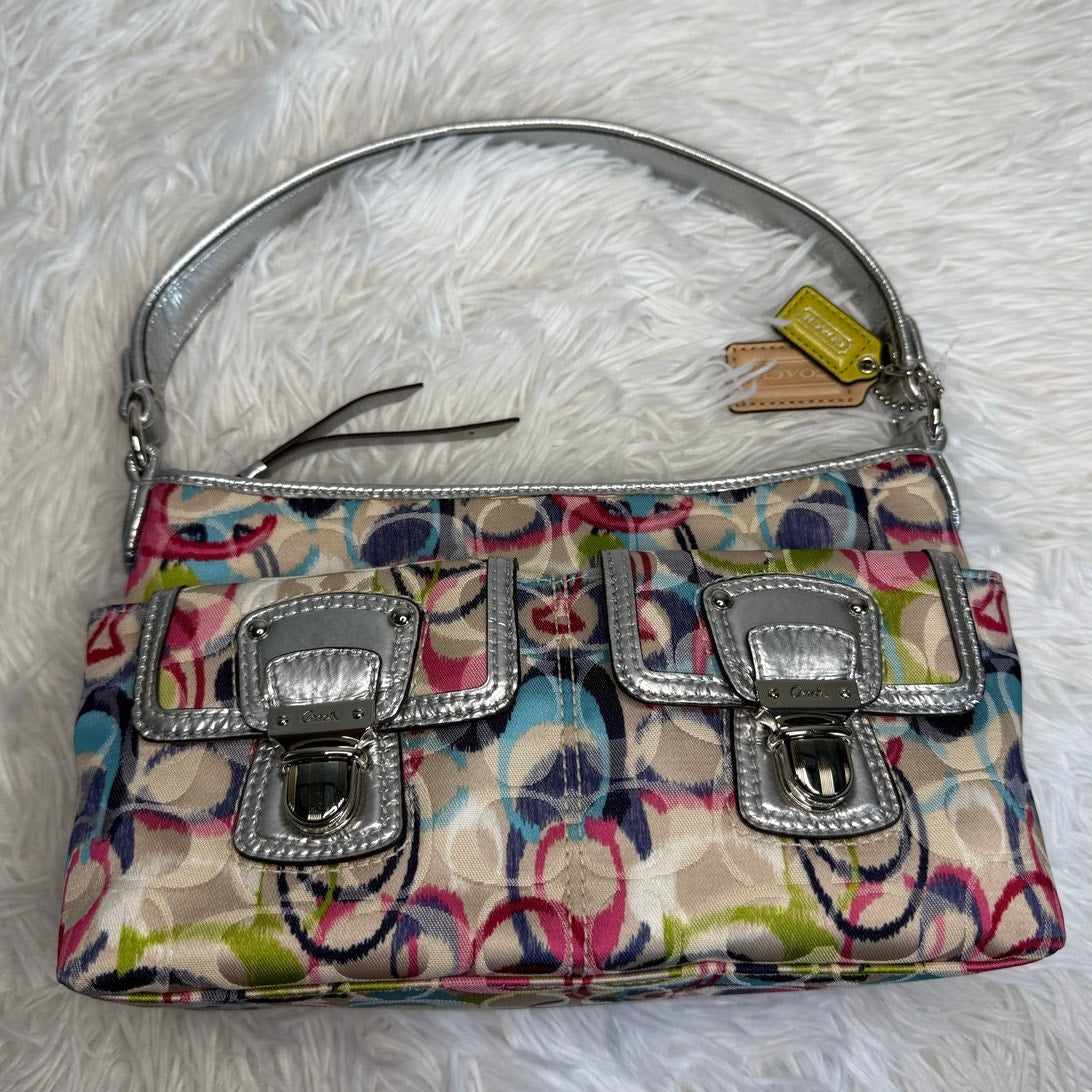 COACH Poppy Multi-color Small Shoulder Bag
