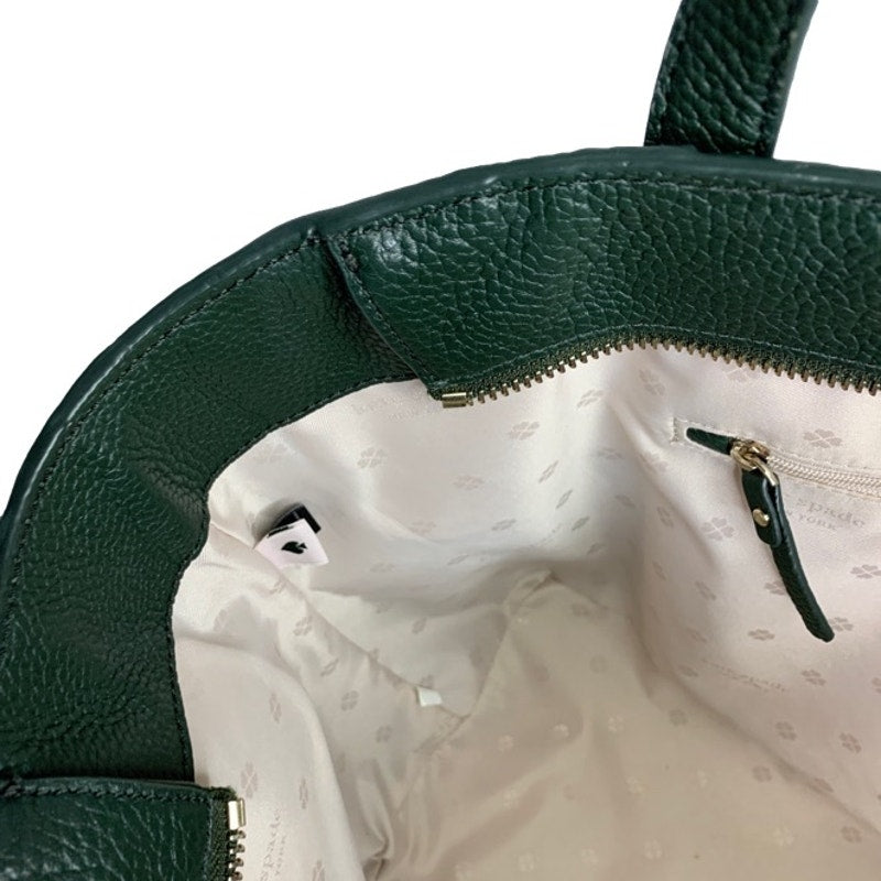 SALE Kate Spade New York Chandra Dark Green Shoulder Tote Bag