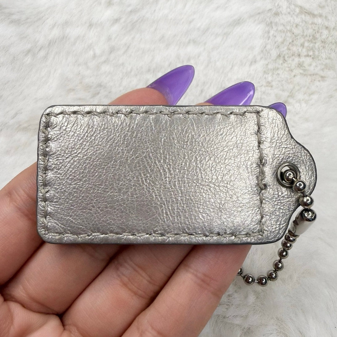 2" COACH Fob Bag Charm Hang tag Hangtag