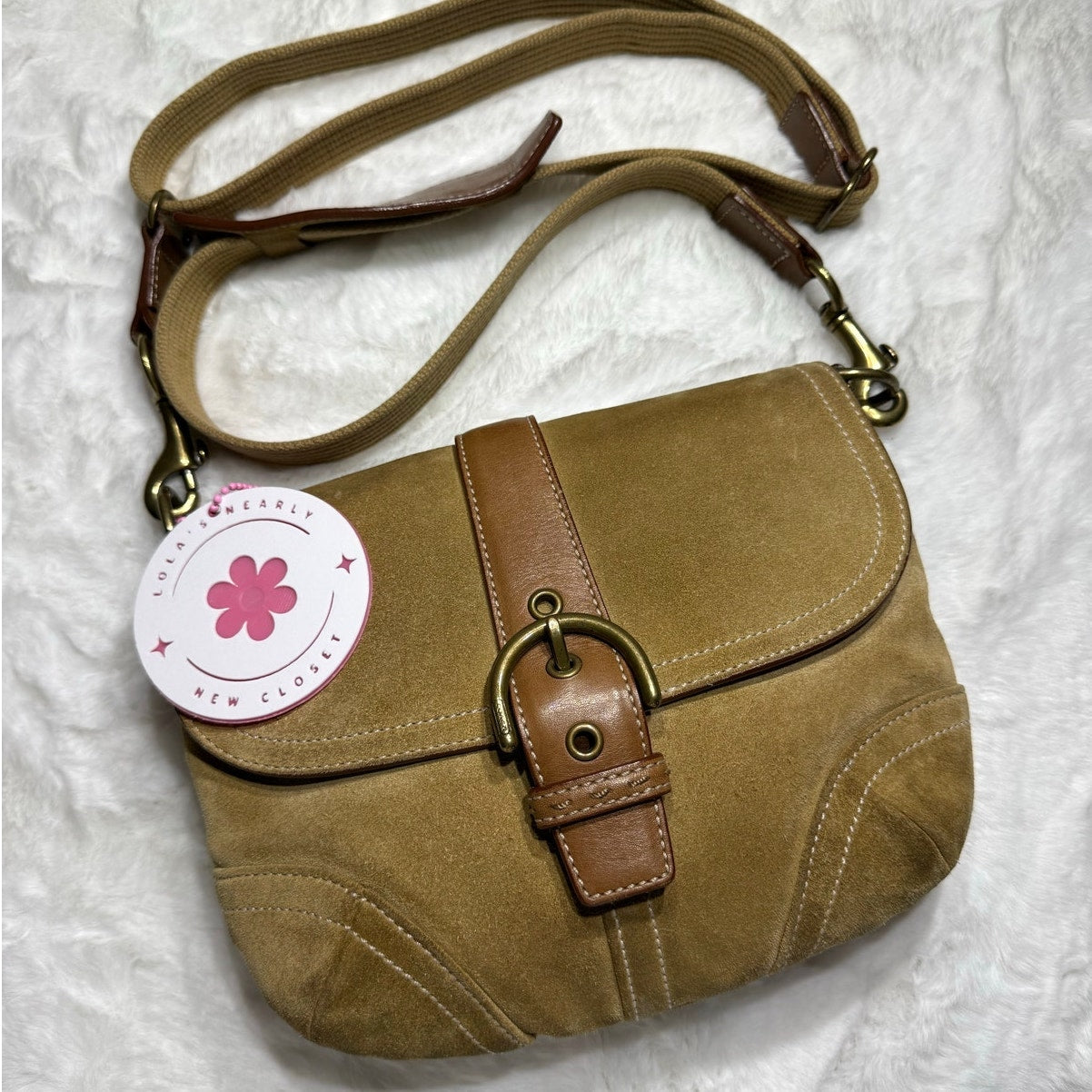 y2k COACH Vintage Soho Flap 4743 Shoulder Bag Crossbody