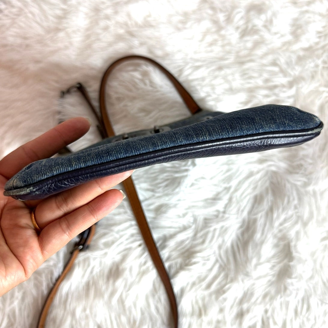 Coach Denim Swagger Swingpack Crossbody