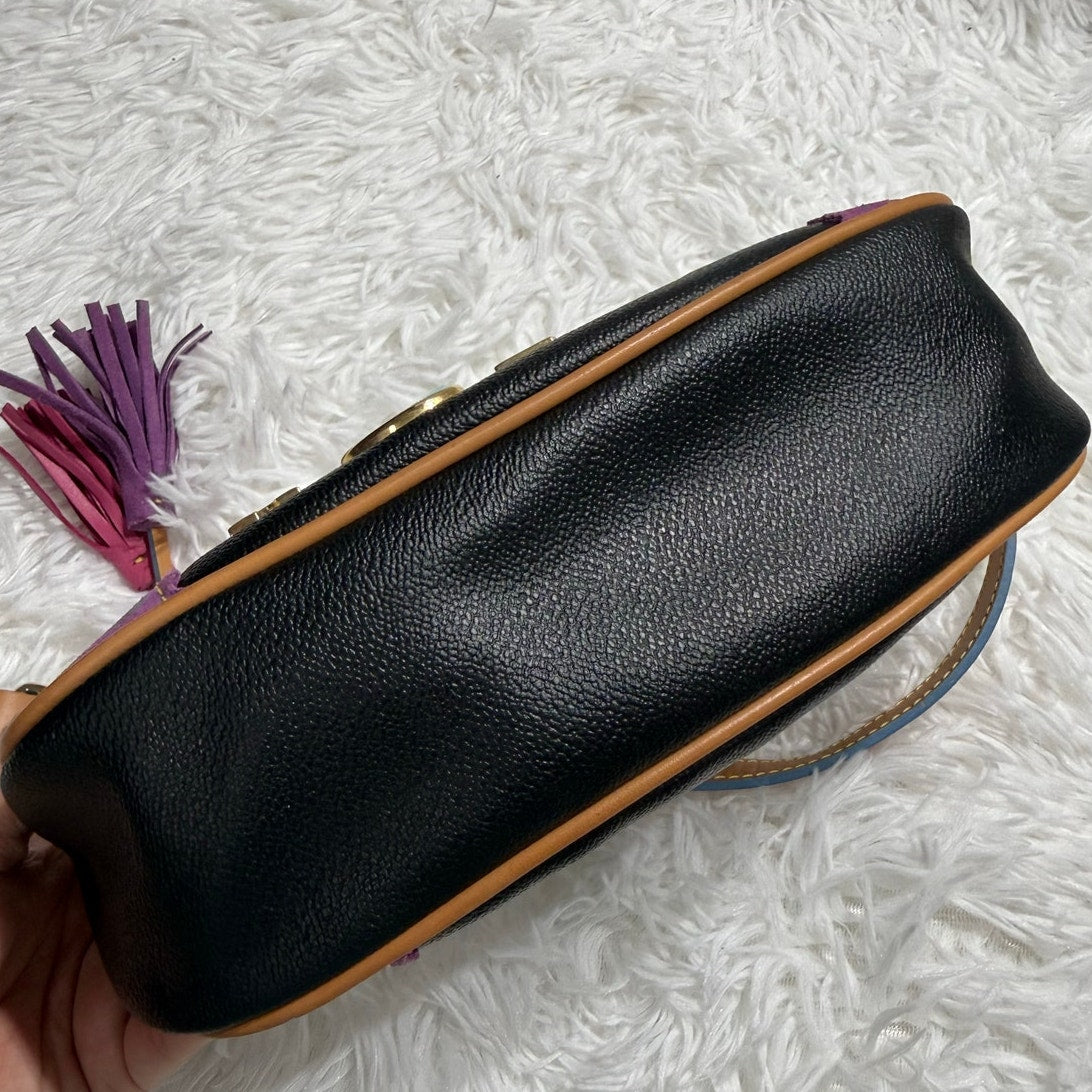 y2k DOONEY & BOURKE Vintage Lindsey Lohan " 1 " Limited Edition Shoulder bag