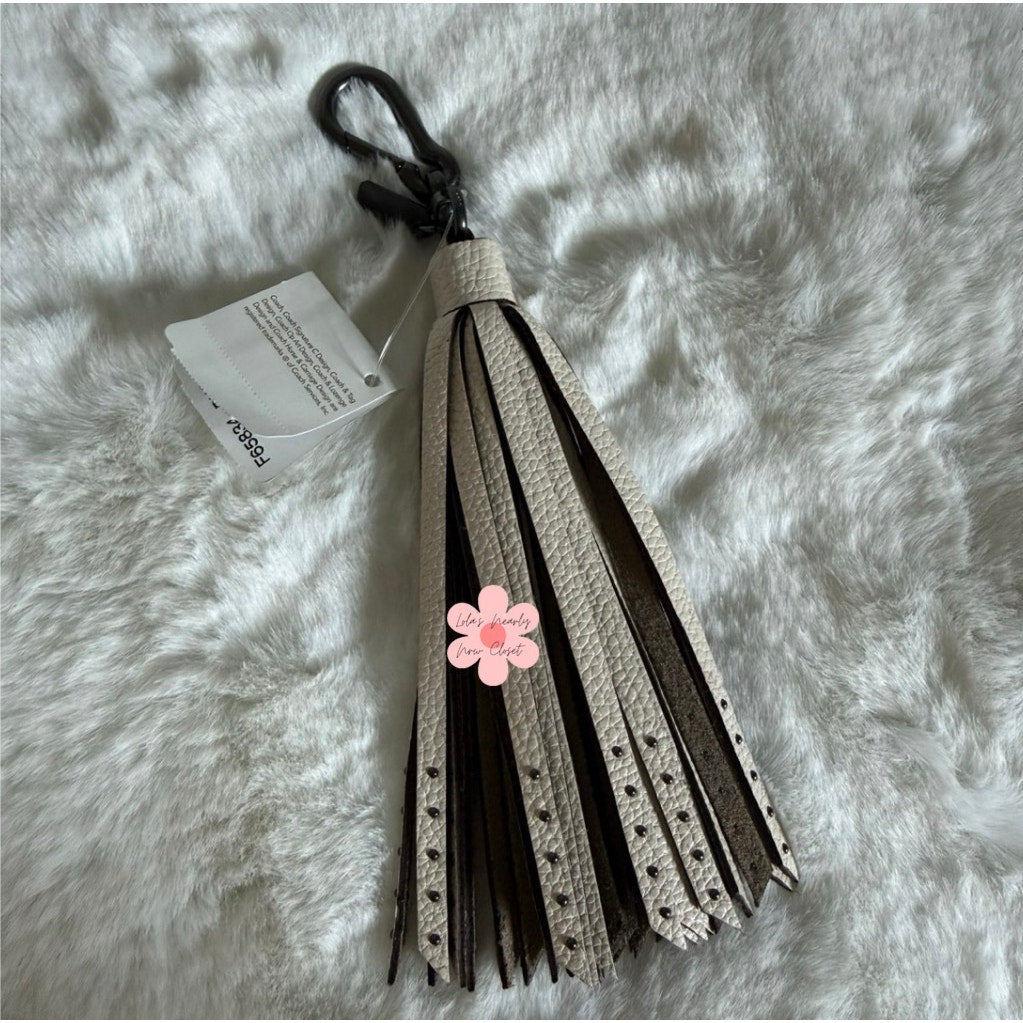 NWT LONG TASSEL BAG CHARM
