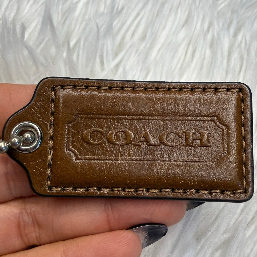 2" COACH Fob Bag Charm Hang tag Hangtag
