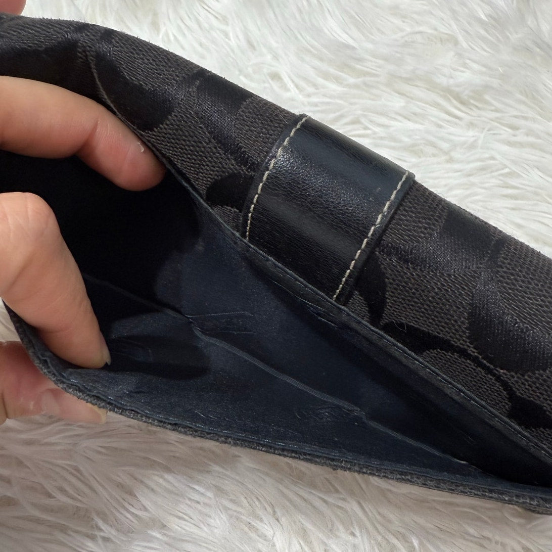 y2k COACH Black Wallet