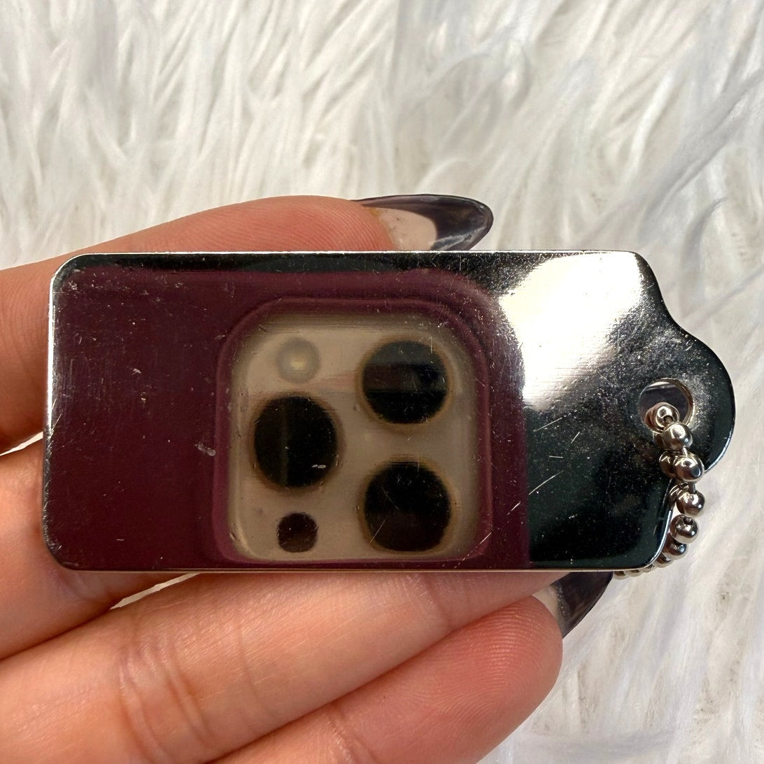 2" COACH Metal Fob Bag Charm Hang tag Hangtag