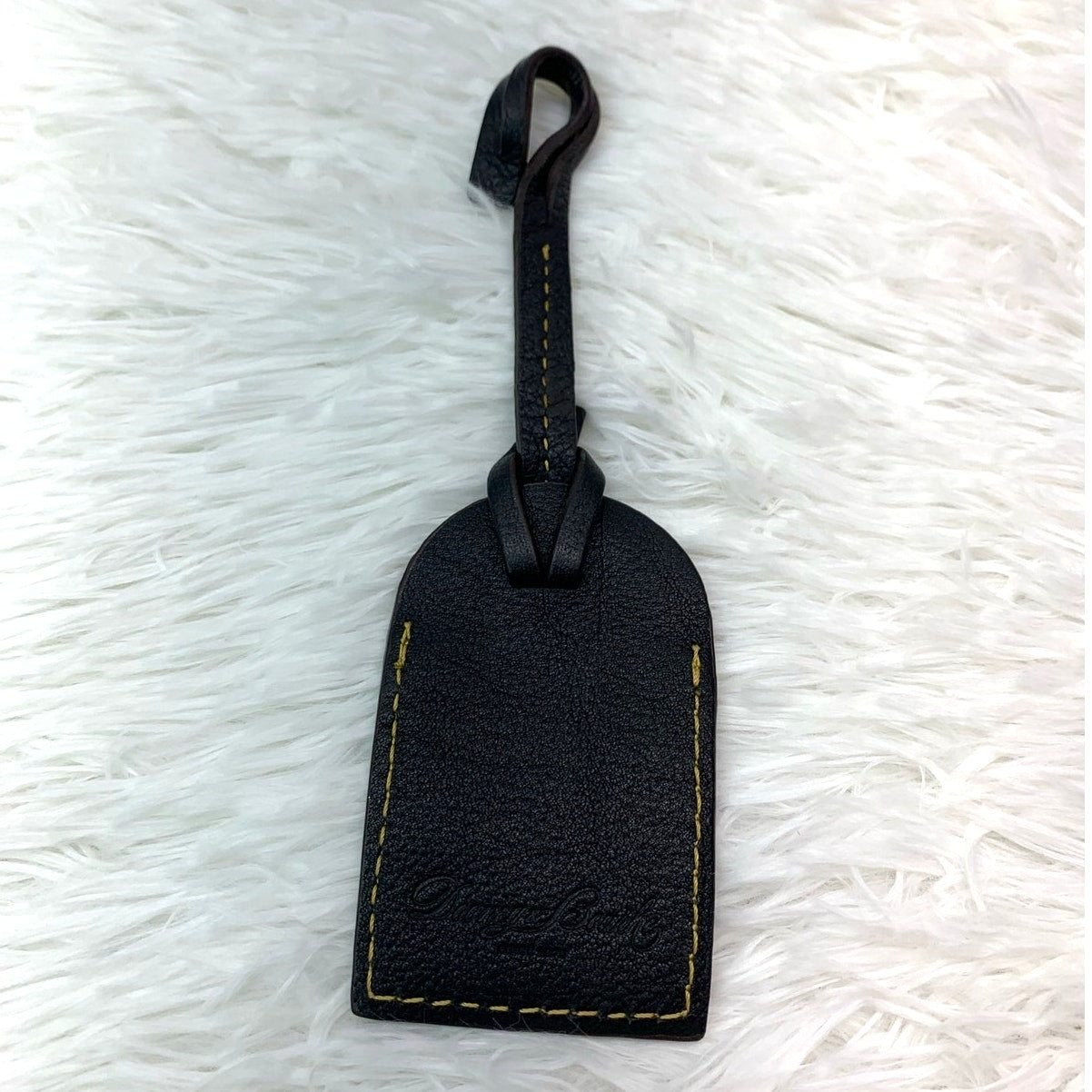 DOONEY & BOURKE Black Luggage Tag Bag Fob