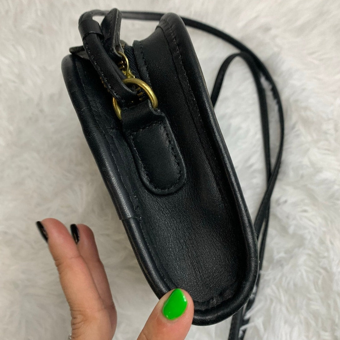 Vintage Coach 9017 Abby Black Shoulder Bag Crossbody