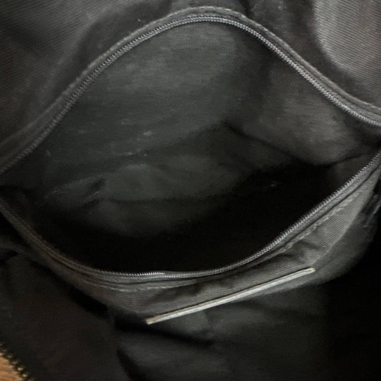 COACH Black and Gray Signature Canvas Shoulder Bag