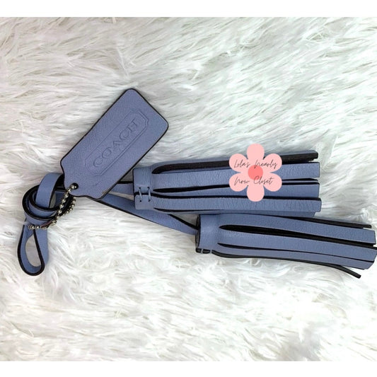 COACH Legacy Tassel and Fob Bag Charm Hang tag Hangtag
