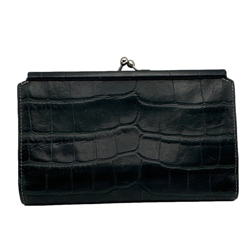 Vintage DOONEY & BOUKE y2k Black Kisslock Wallet
