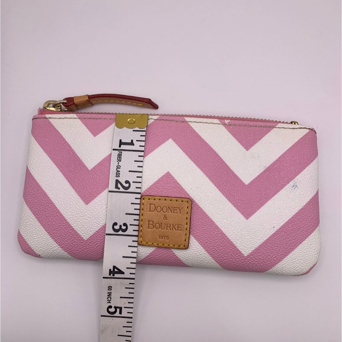 DOONEY & BOURKE Pink White Pouch Make Up / Cosmetic Case