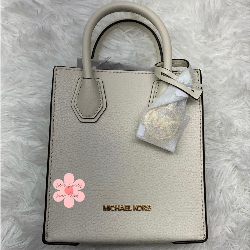 NWT Michael Kors Mercer Small Pebbled Leather Crossbody Bag
