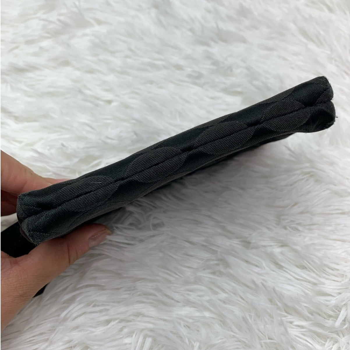 COACH y2k Black Wristlet with Card Slot