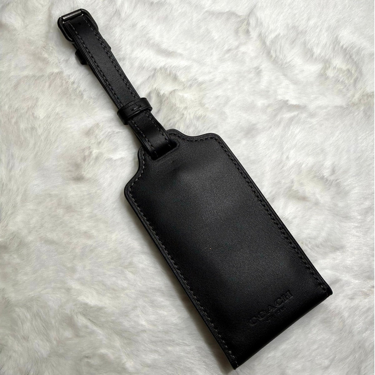 NWT COACH Luggage Tag With Penguin Print