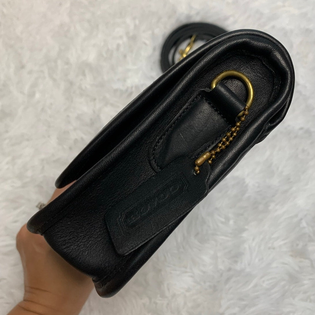 Vintage Coach Ritchie Black Crossbody Bag