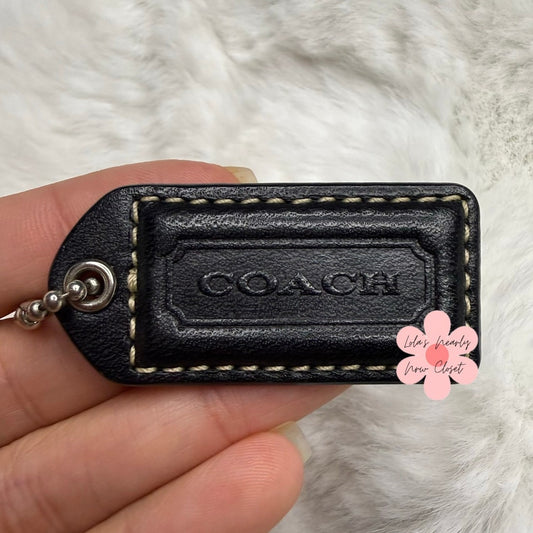 1.5” y2k COACH Fob Bag Charm Hang tag Hangtag