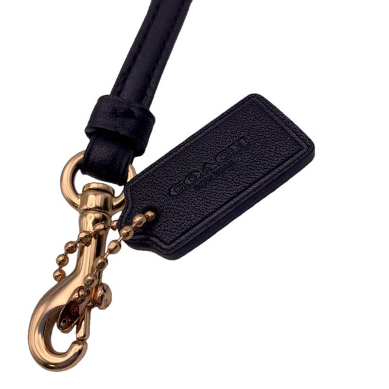 COACH Black Gold Replacement Wristlet Strap and Hangtag