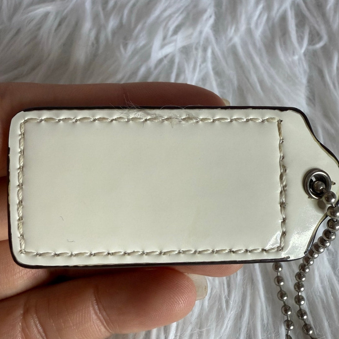 2" Coach Fob Bag Charm Hang tag Hangtag