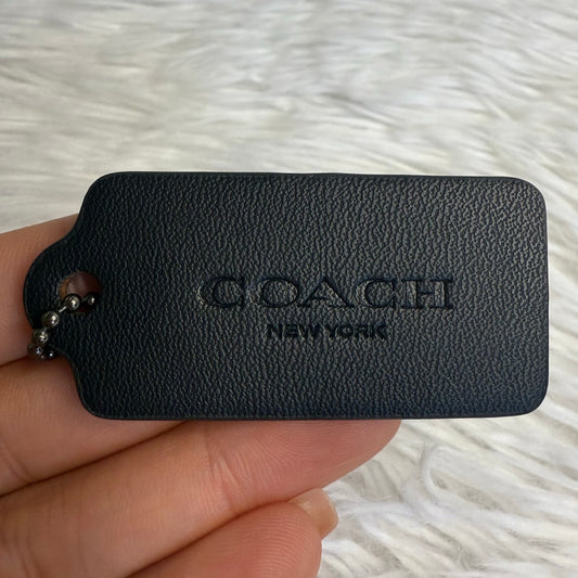 2" COACH Fob Bag Charm Hang tag Hangtag