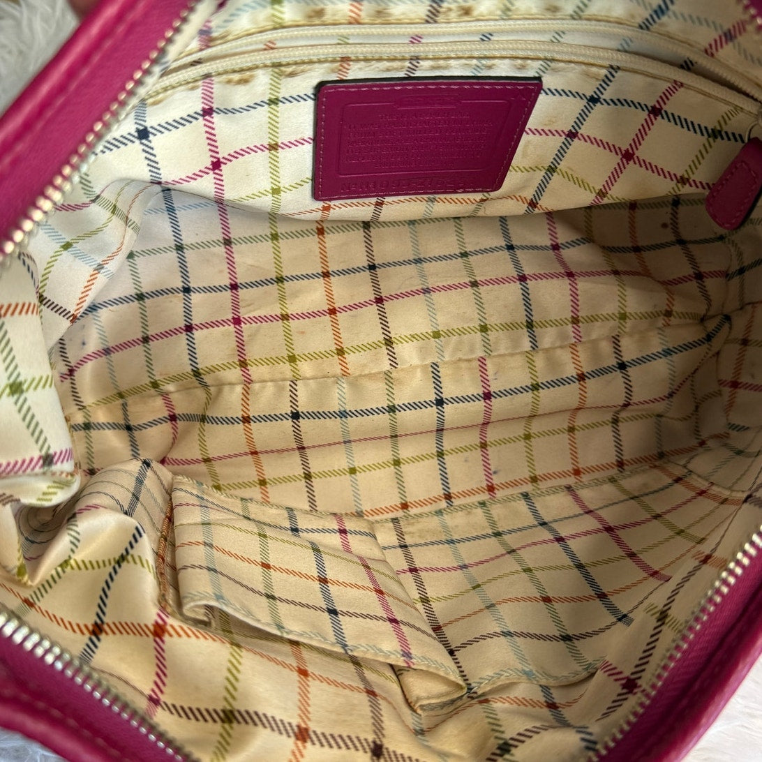 y2k COACH Z Ergo Leather Small Hobo Shoulder Bag