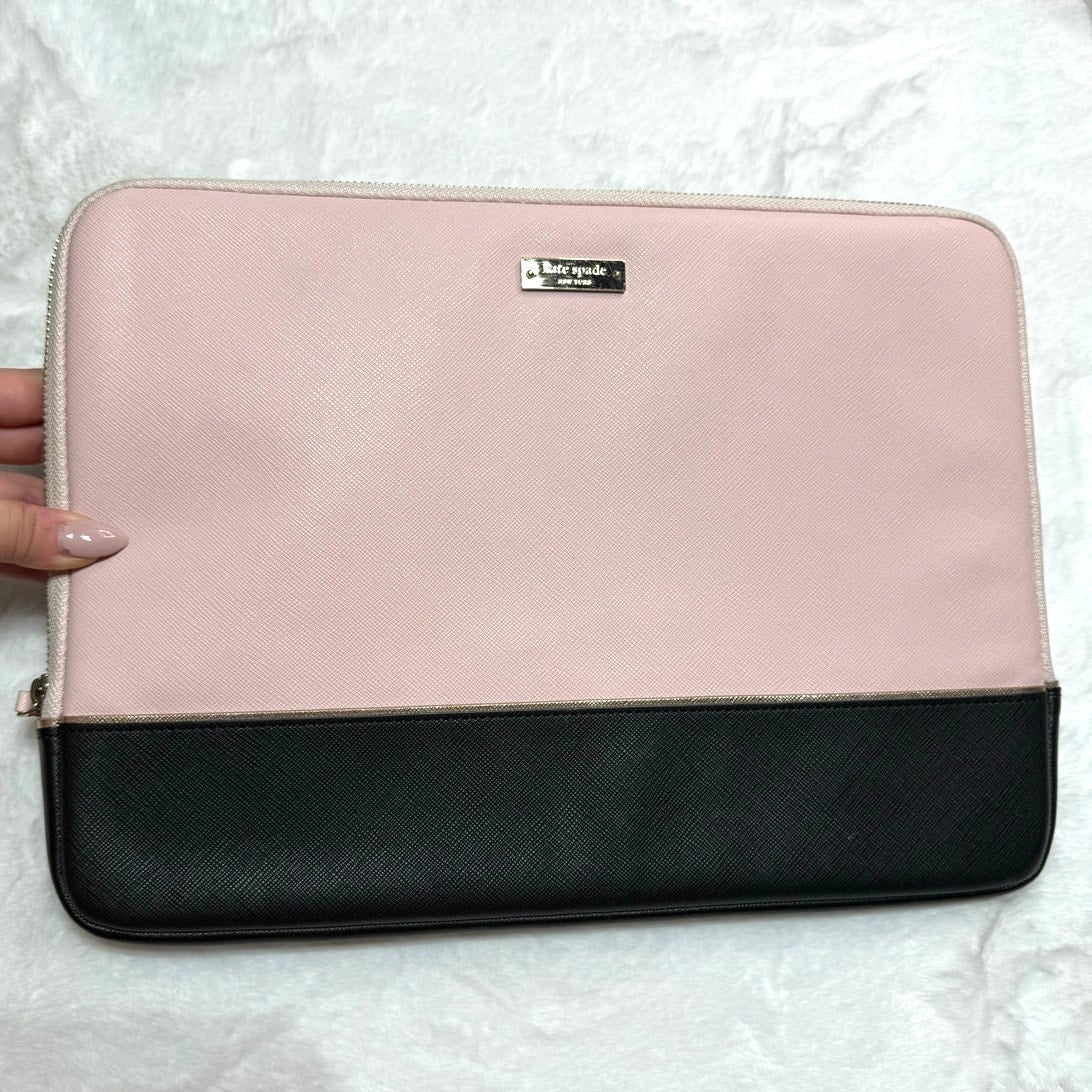 Kate Spade New York Pink Black Laptop Sleeve Case