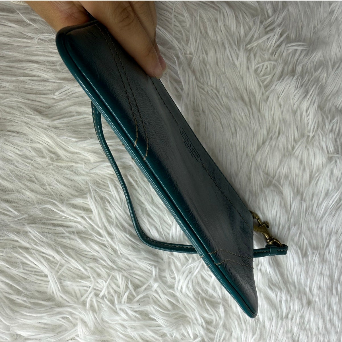 COACH y2k Patent Leather Wristlet