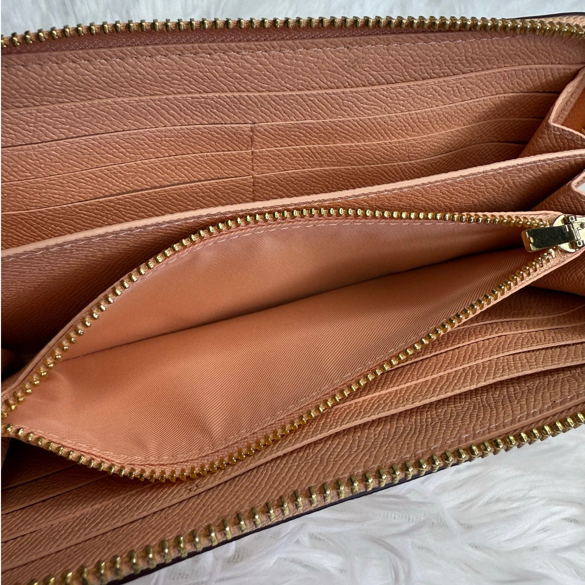 COACH Zip Around Wallet