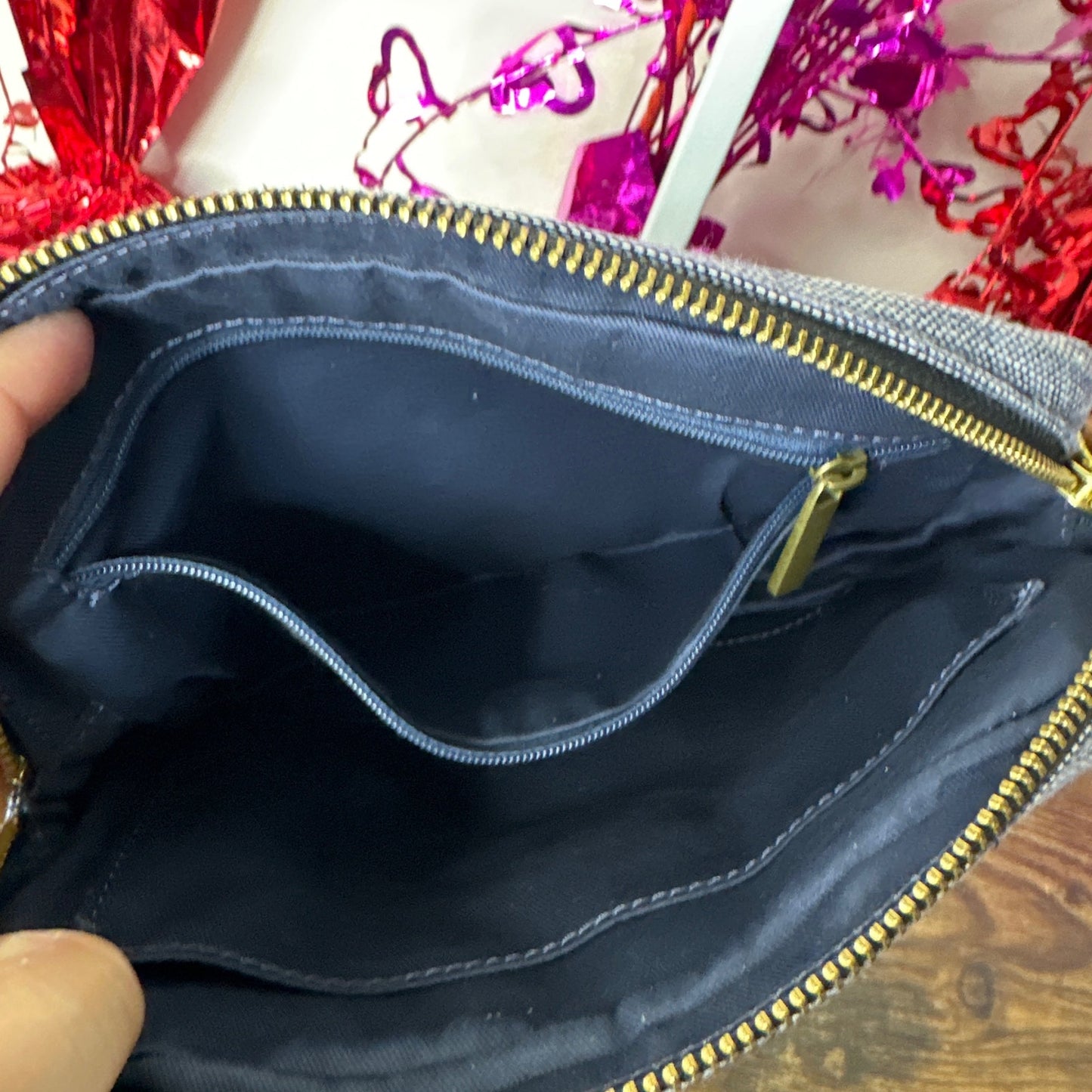 SALE FOSSIL Denim Kendall Crossbody Chambray