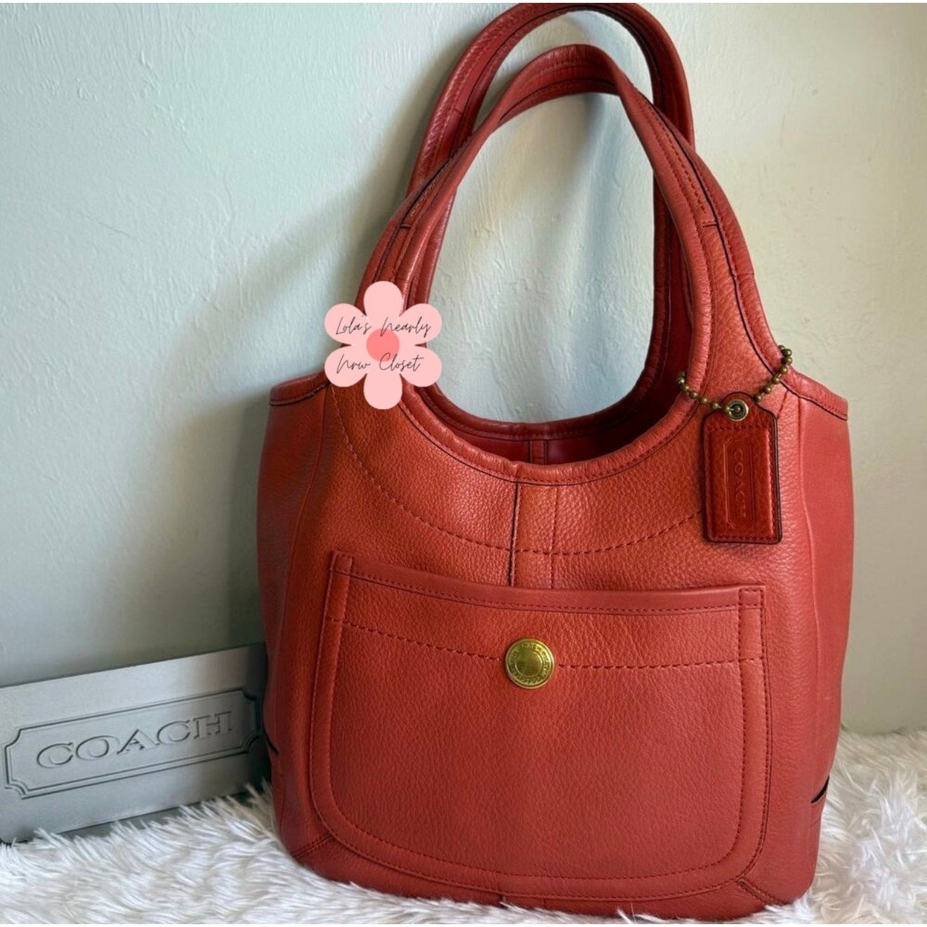 y2k COACH Legacy 11615 Pink  Ergo 2007 Shoulder Bag