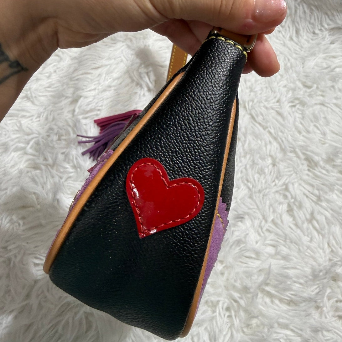 y2k DOONEY & BOURKE Vintage Lindsey Lohan " 1 " Limited Edition Shoulder bag