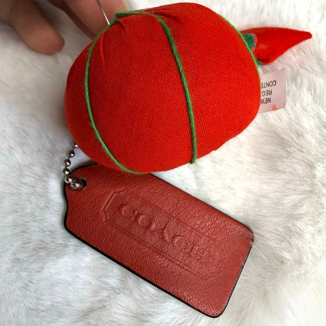 2” COACH Legacy Fob Bag Charm Hang tag Hangtag