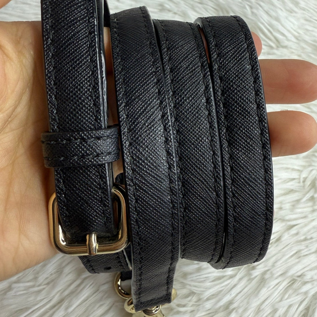 Black Gold Crossbody Replacement Strap