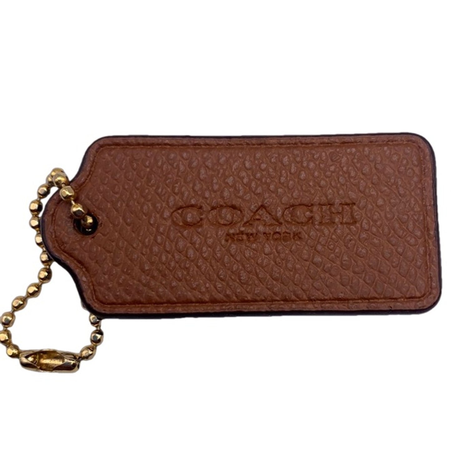 2" COACH Fob Bag Charm Hang tag Hangtag