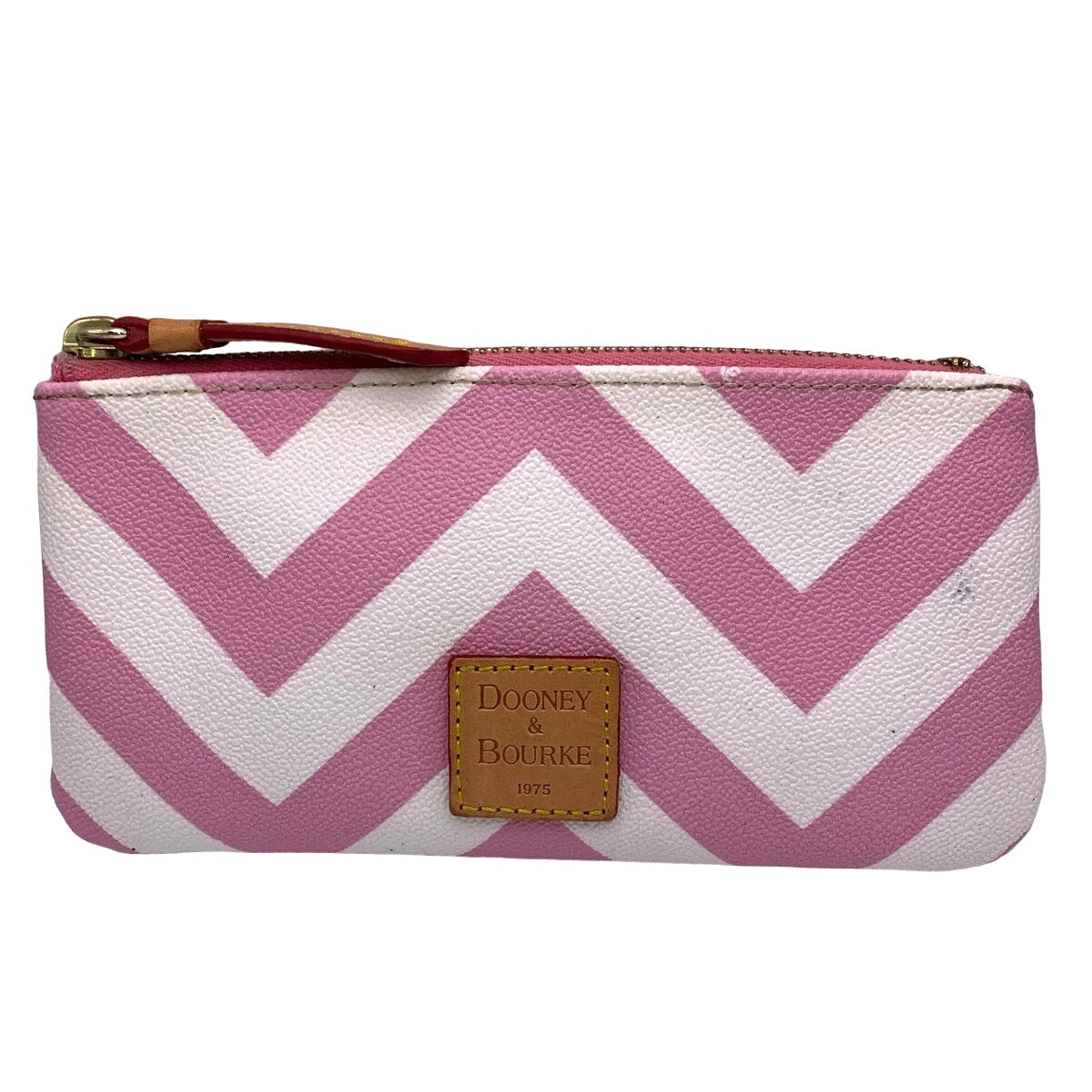 DOONEY & BOURKE Pink White Pouch Make Up / Cosmetic Case