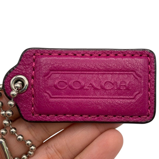 2.5" COACH Fob Bag Charm Hang tag Hangtag