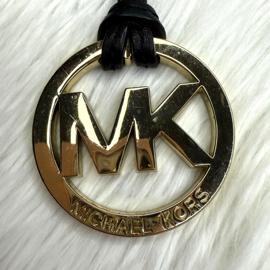 Michael Kors Gold Black Bag Charm