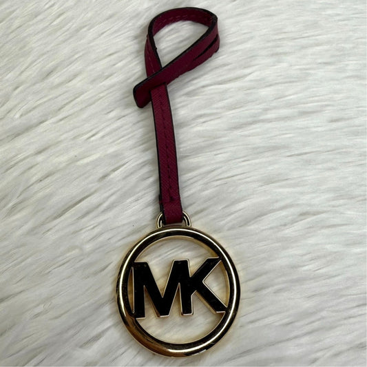MICHAEL KORS Dark Red Metal Bag Charm