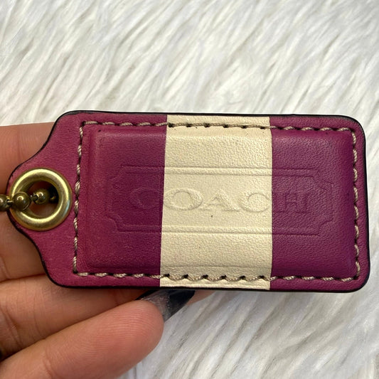 2.5" COACH Fob Bag Charm Hang tag Hangtag