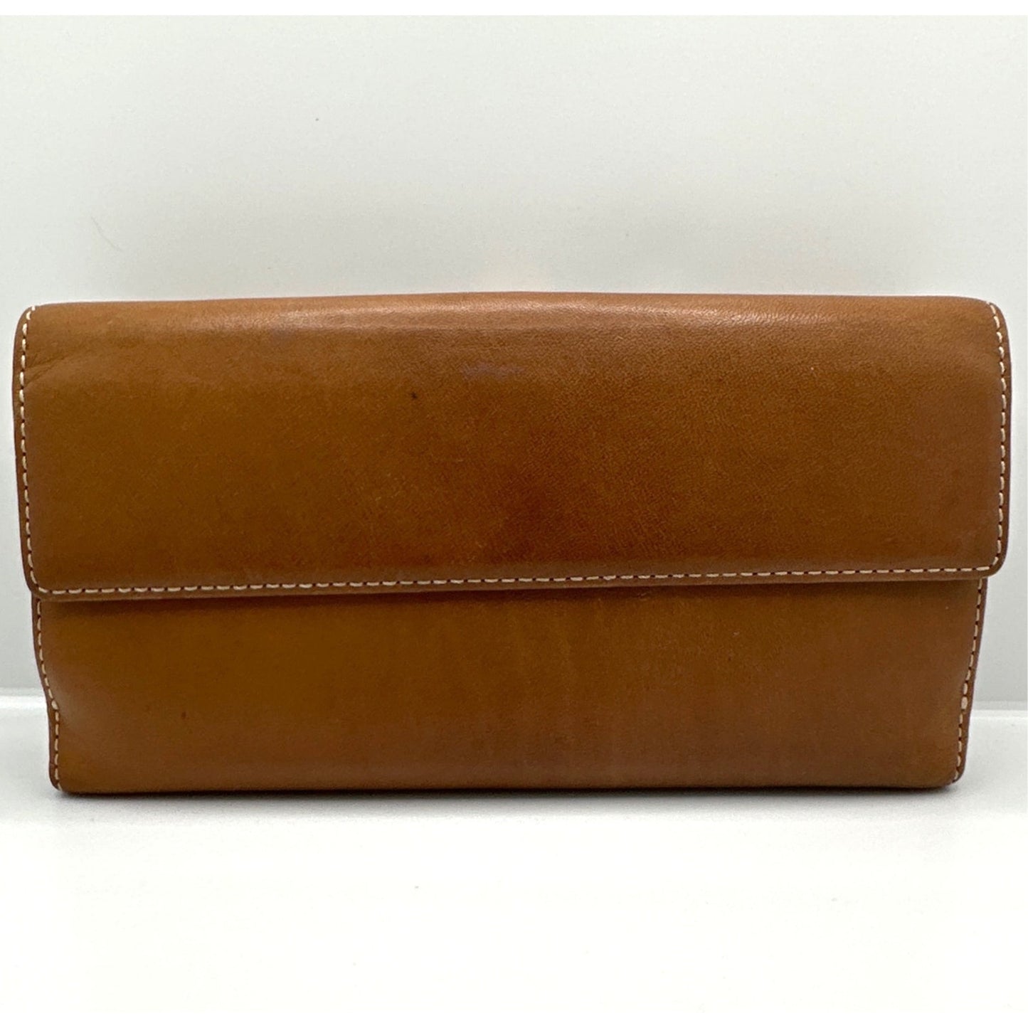 Vintage Soho COACH Brown Buckle Y2k Leather Wallet