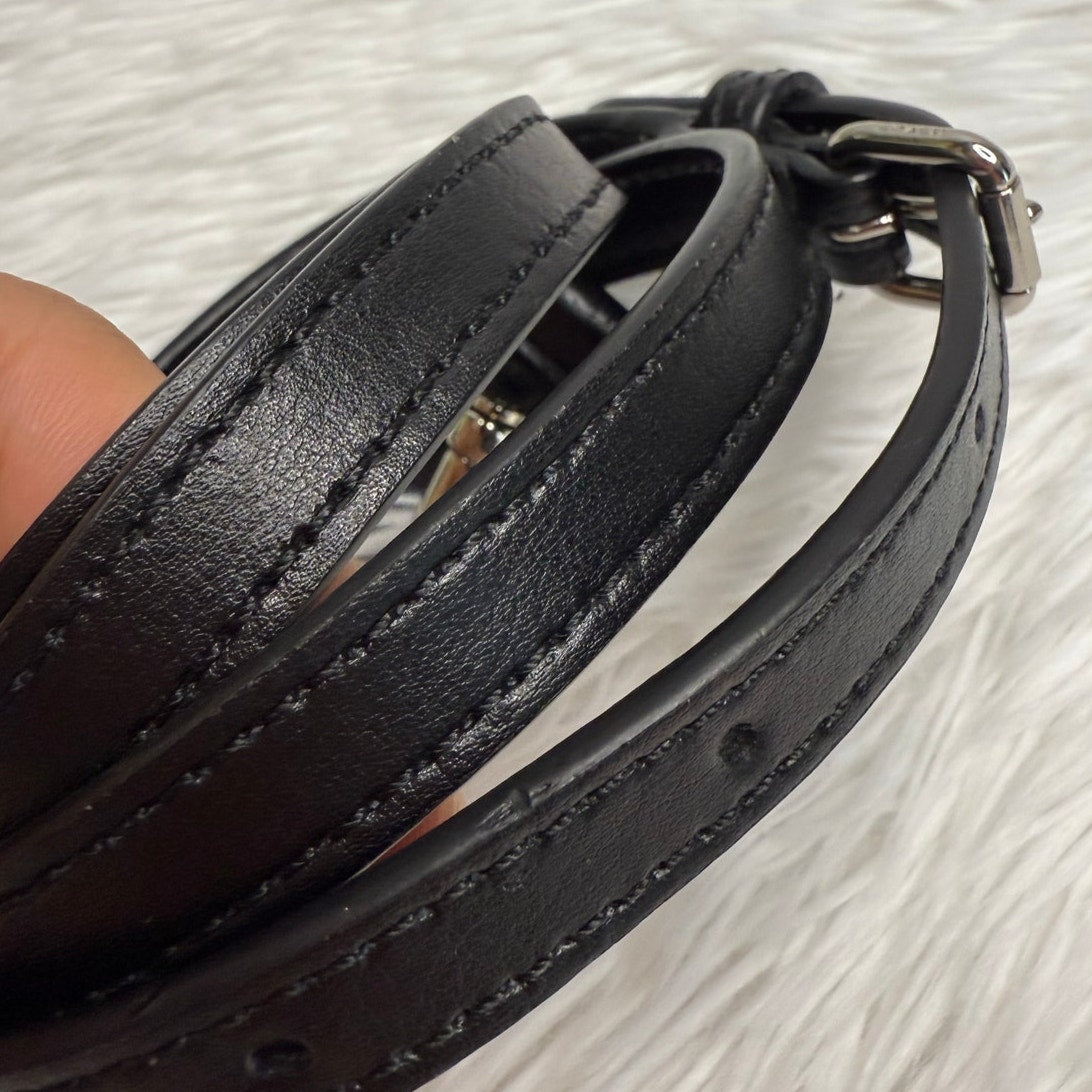 COACH Black Silver Replacement Strap
