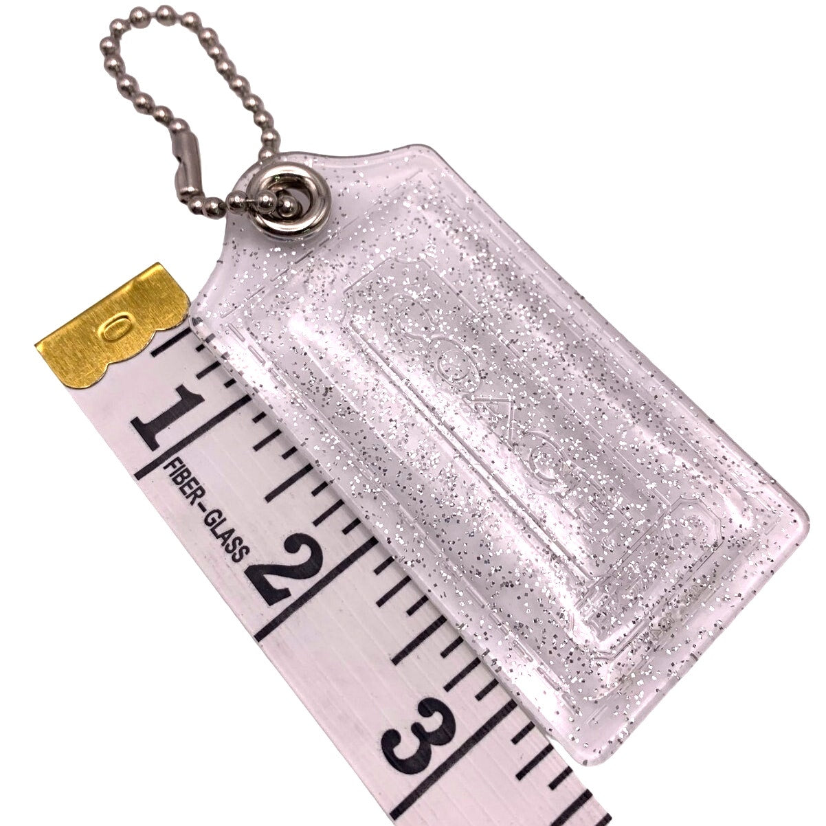 COACH Clear Glitter Replacement Hang Tag Bag