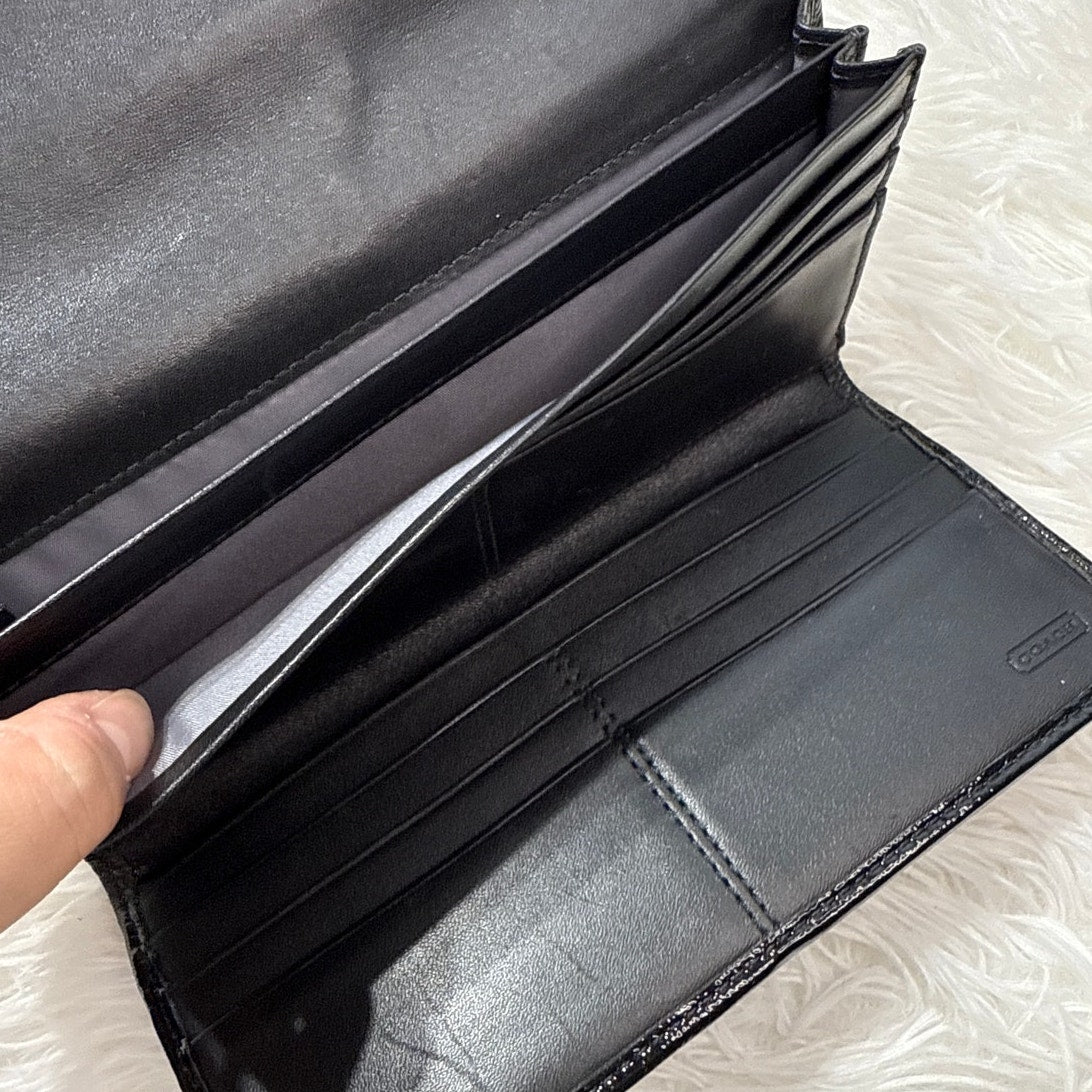 COACH Ashley Signature Canvas Jacquard  Wallet