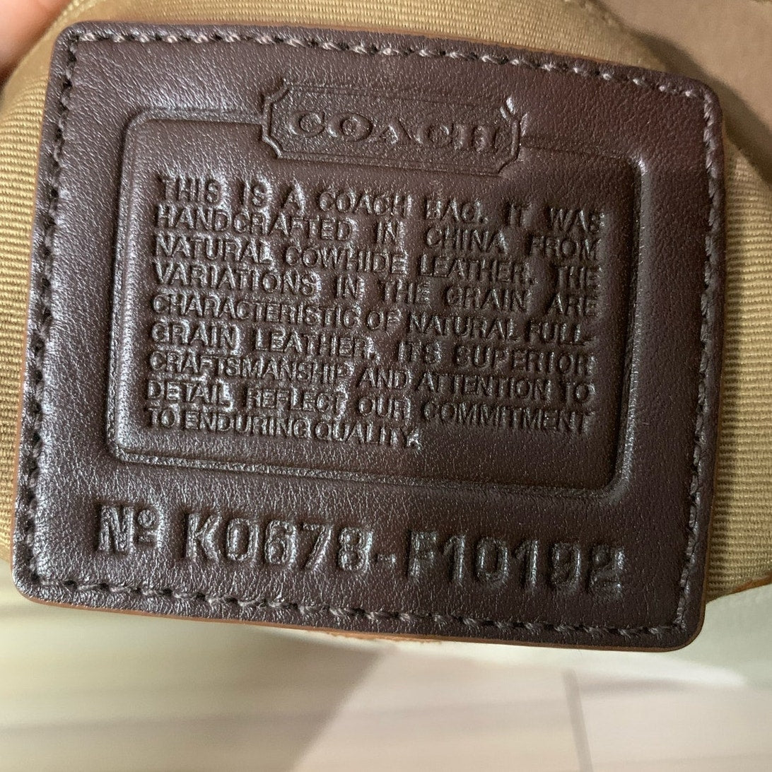 y2k COACH Soho Flat Hobo Shoulder Bag