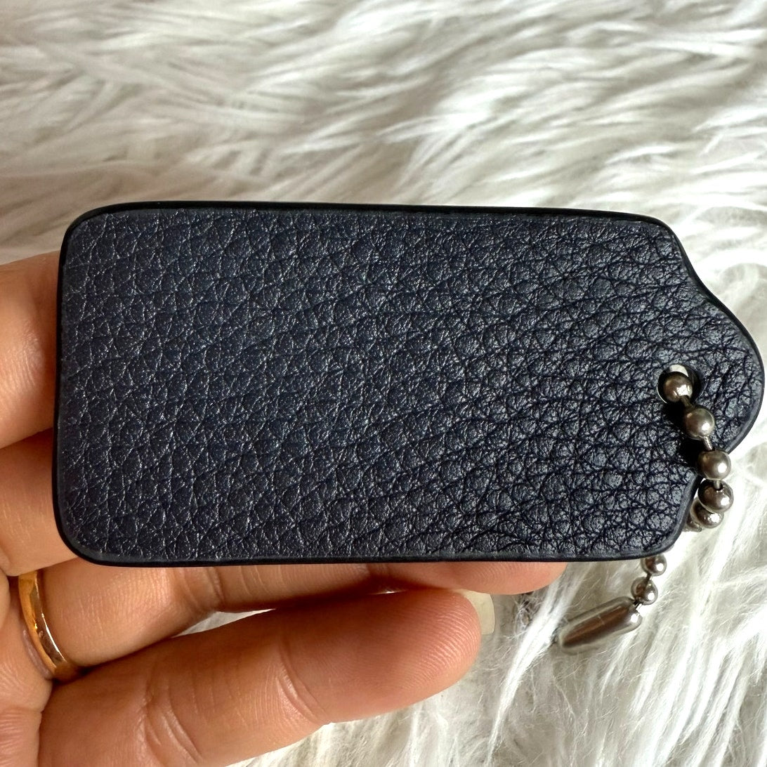 2.5" COACH  Fob Bag Charm Hang tag Hangtag