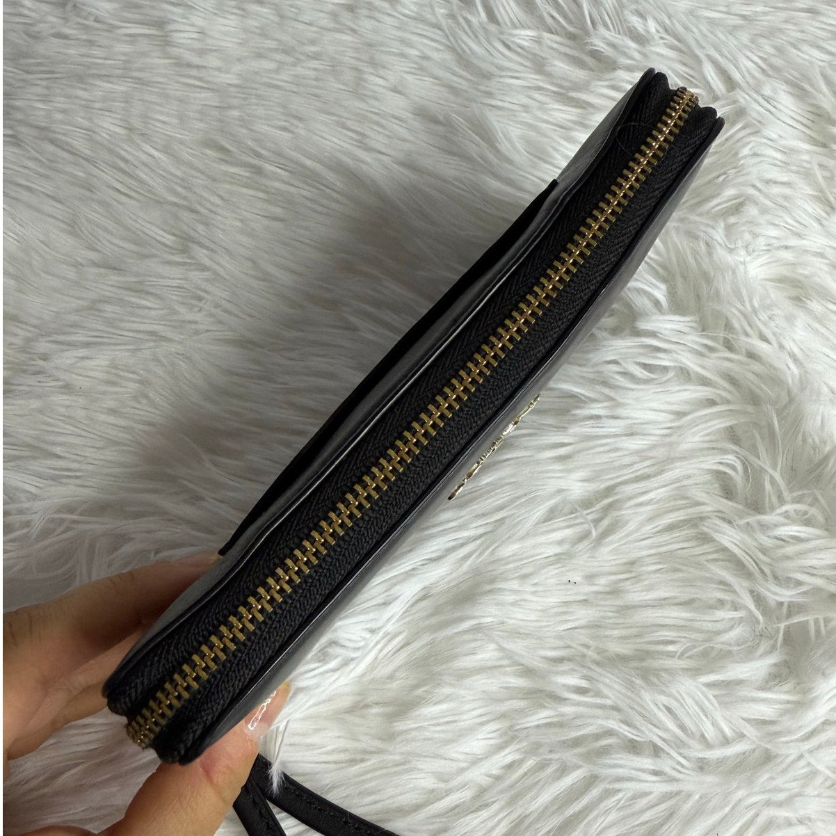 COACH Black Wallet Wristlet