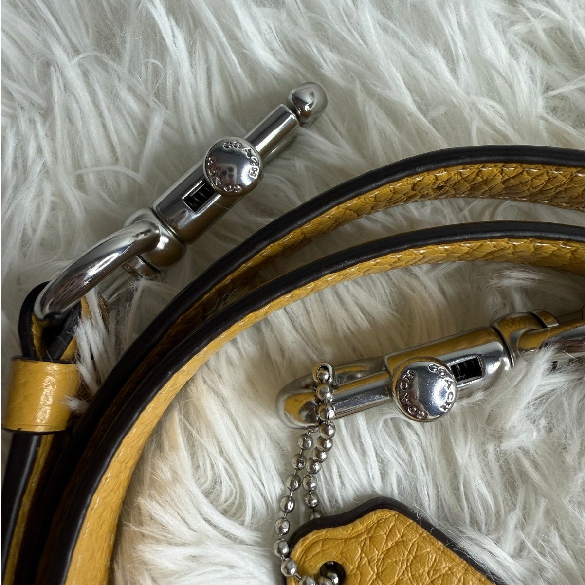 2" Coach Hangtag Hang Tag Key Fob and Replacement Strap