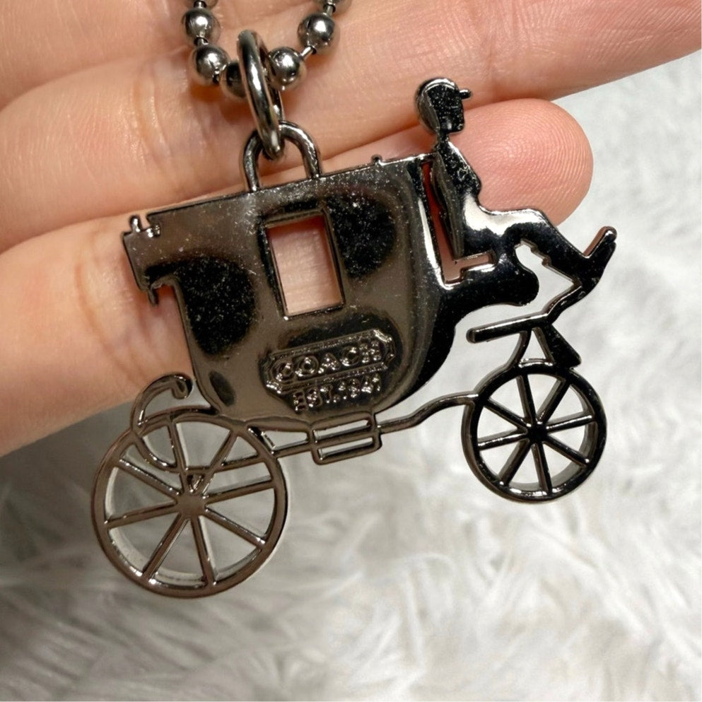 COACH Carriage Fob Bag Charm Hang tag Hangtag
